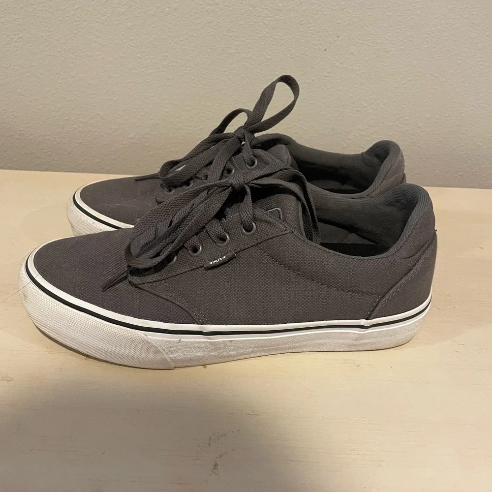 Vans Atwood Dark Gray Deluxe Comfort Ortholite Men‎ Shoes Size 8
